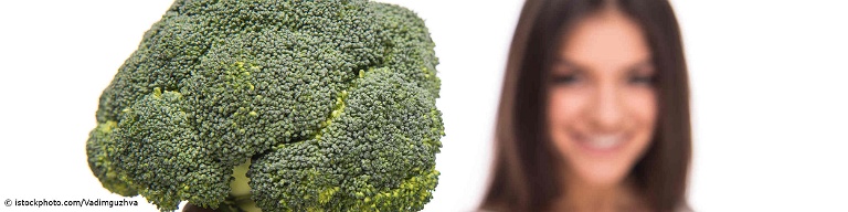Brokkoli ist aufgrund seines Vitamin C und Vitamin A-Gehalts gut für die Hautgesundheit.