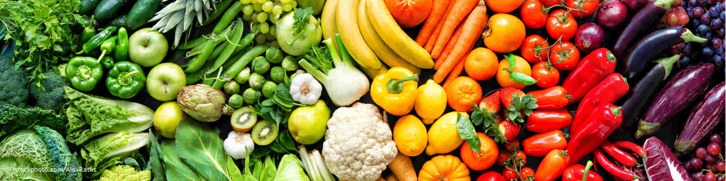 Frisches Obst und Gemüse enthält sekundäre Pflanzenstoffe.